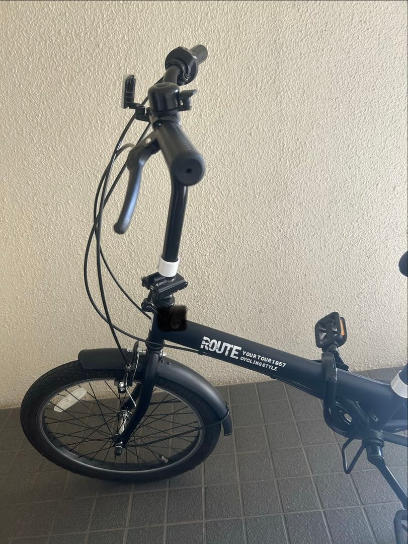 ROUTE 折りたたみ自転車 ブラック