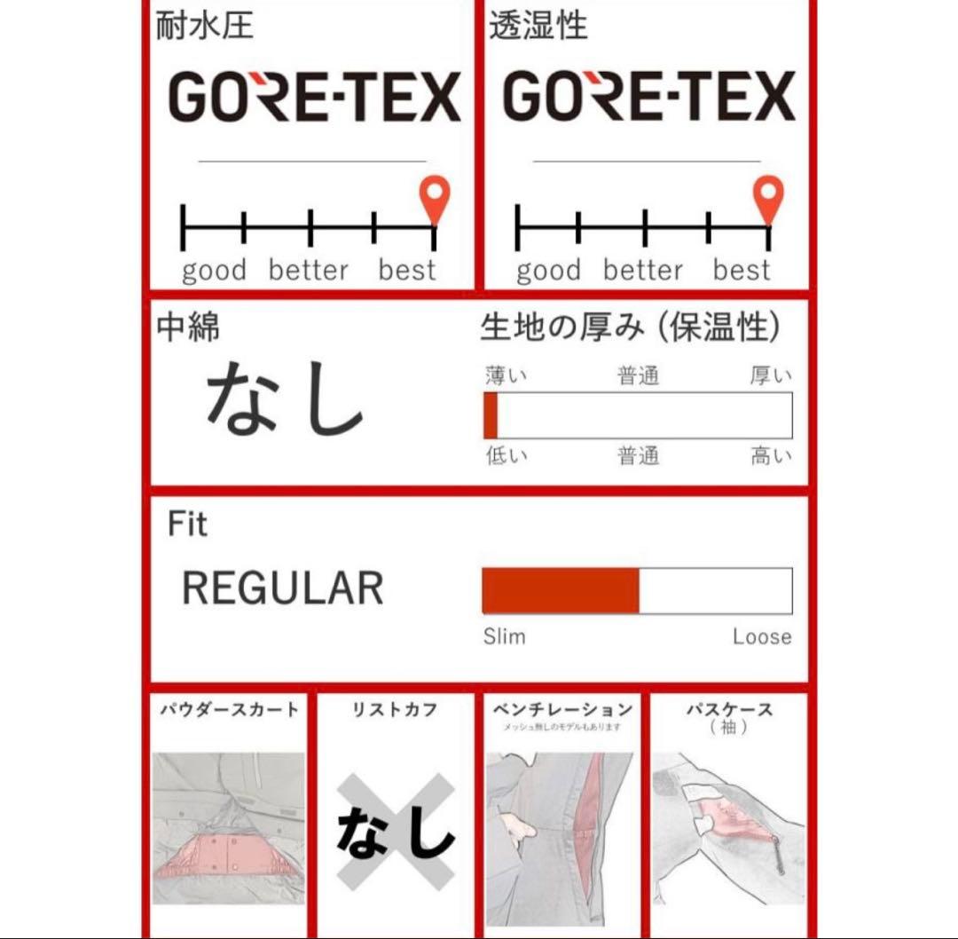 JONES GORE-TEX ジャケットビブパンセット