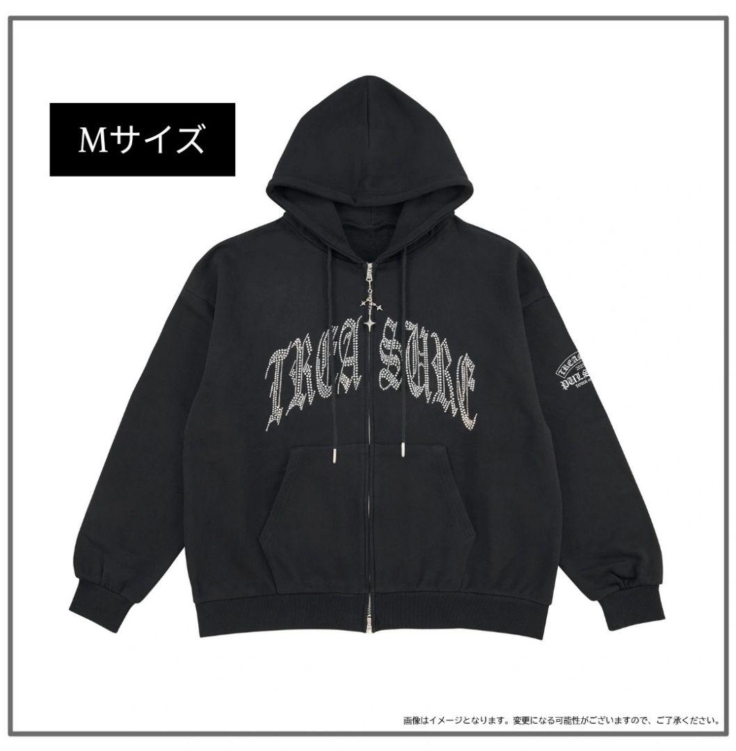 TREASURE PULSE ON 京セラ ジップアップフーディー 黒 Mサイズ