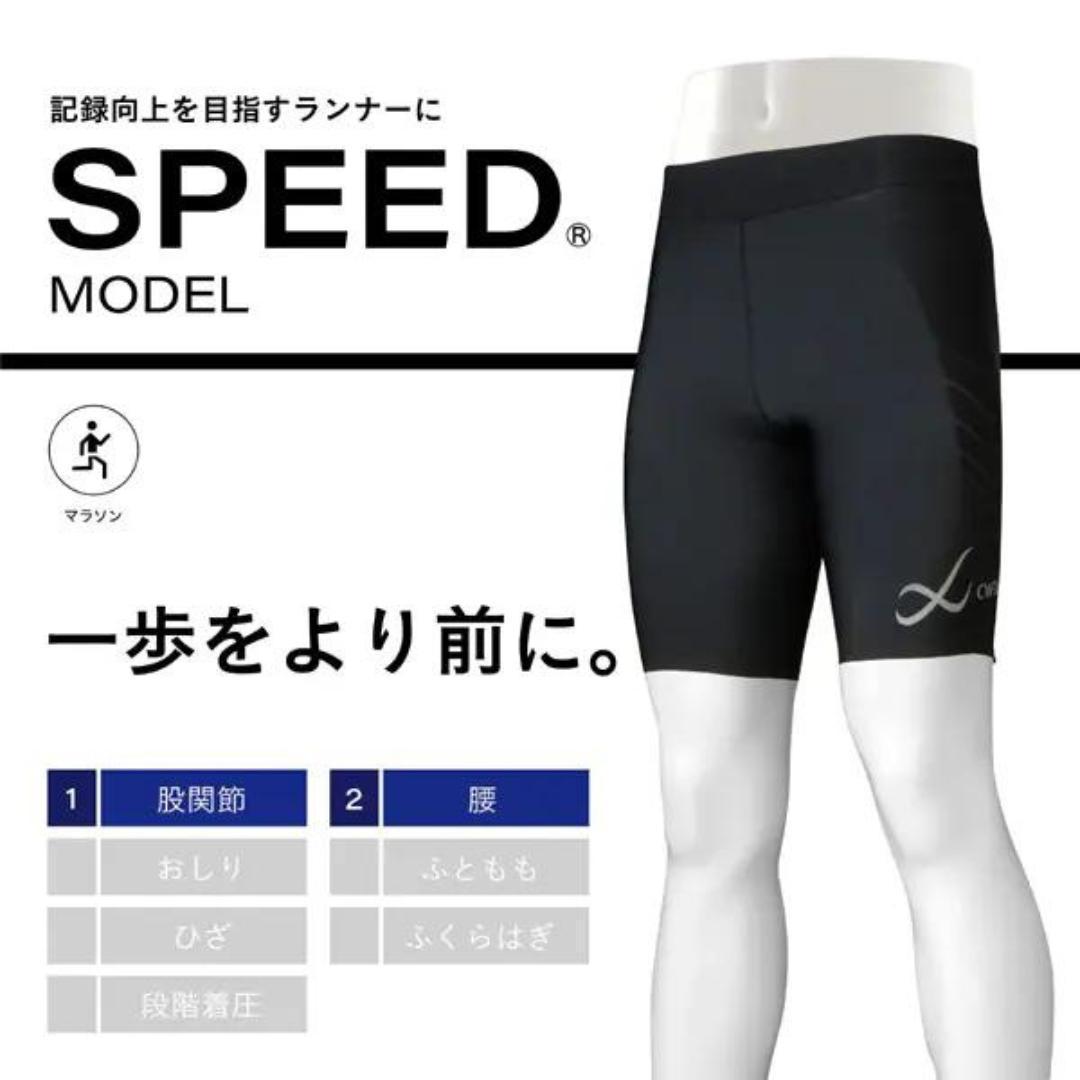【新品未使用】 CW-X ワコール SPEED MODEL ハーフ RE S