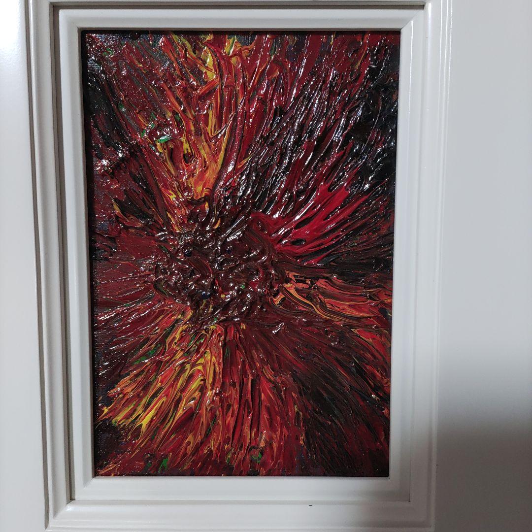 アクリル画　抽象画