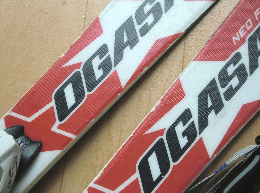 ■■送料無料■OGASAKA■子供用スキーセット■板110靴21.5■WAX済■