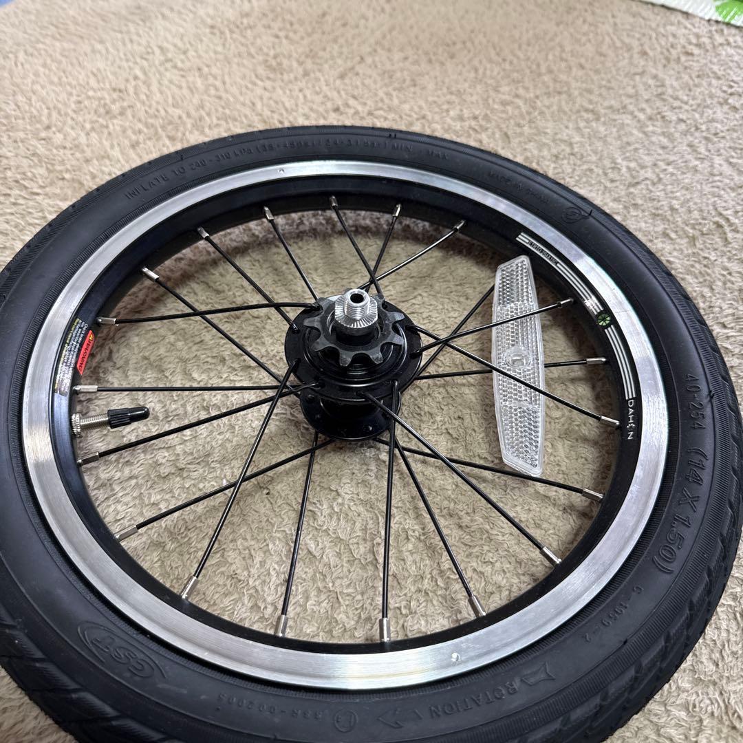 DAHON k1 14インチ 完組ホイール