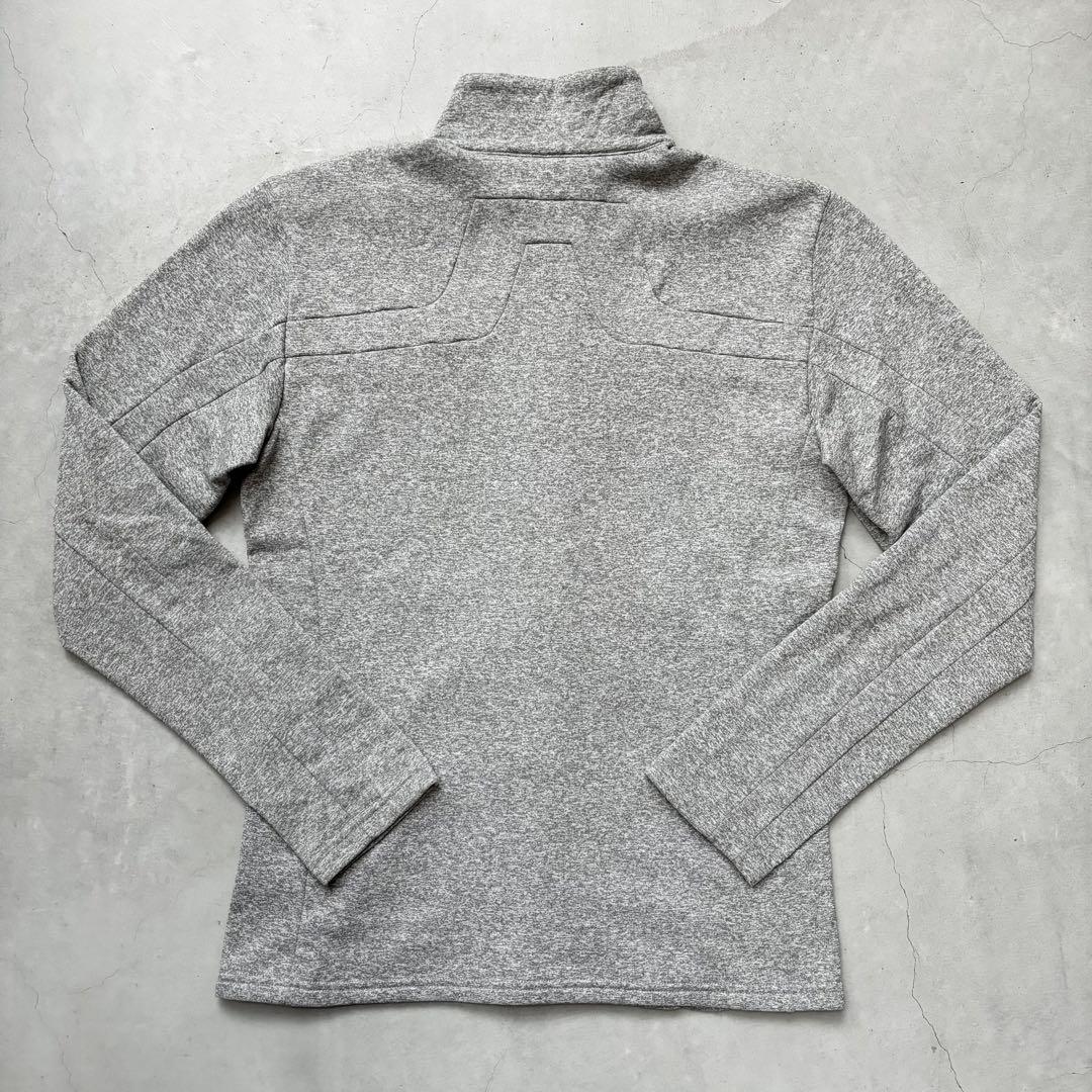 J.LINDEBERG 裏起毛ダブルジップジャケット バックブリッジ グレー M