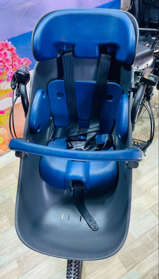 パナソニックギュット⭐️12AH！子供乗せ電動アシスト自転車Y2366