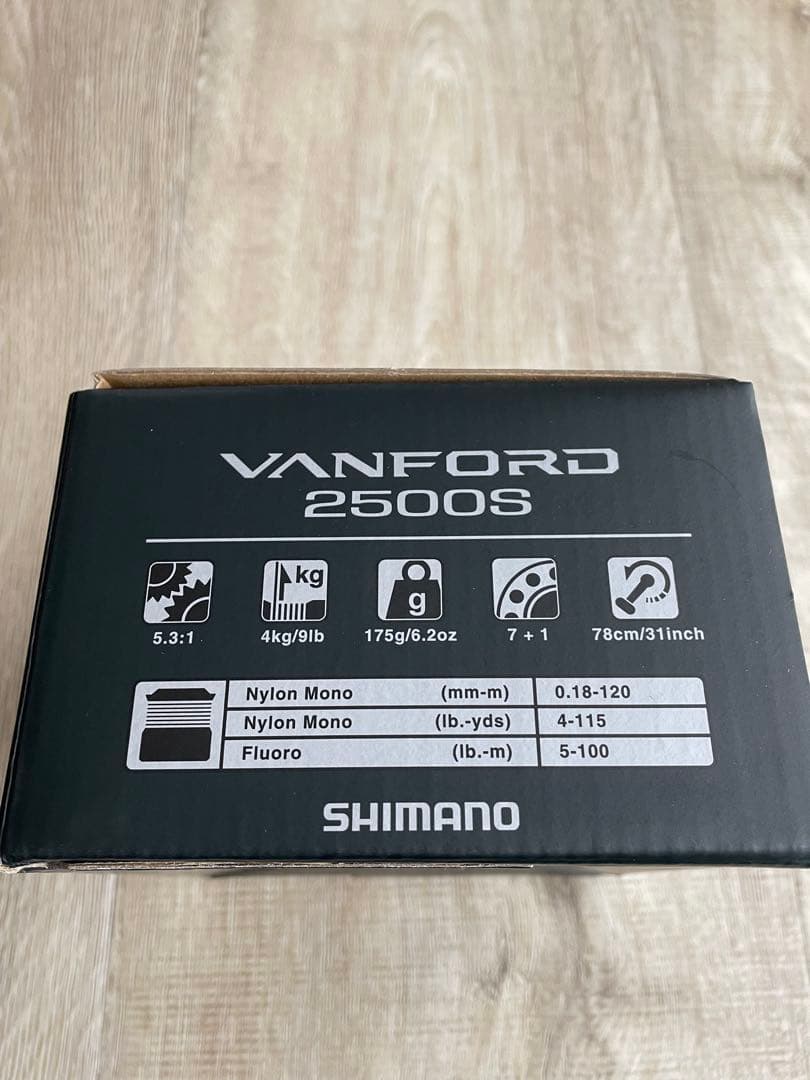 SHIMANO 20VANFORD 2500S スピニングリールUSED品