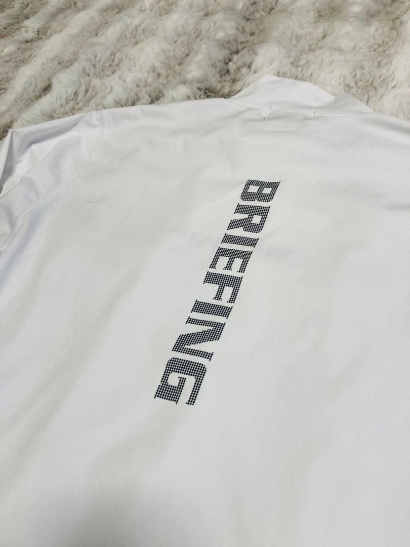 ⭐︎ブリーフィング BRIEFING 長袖シャツ M モックネック ハイネック‼️