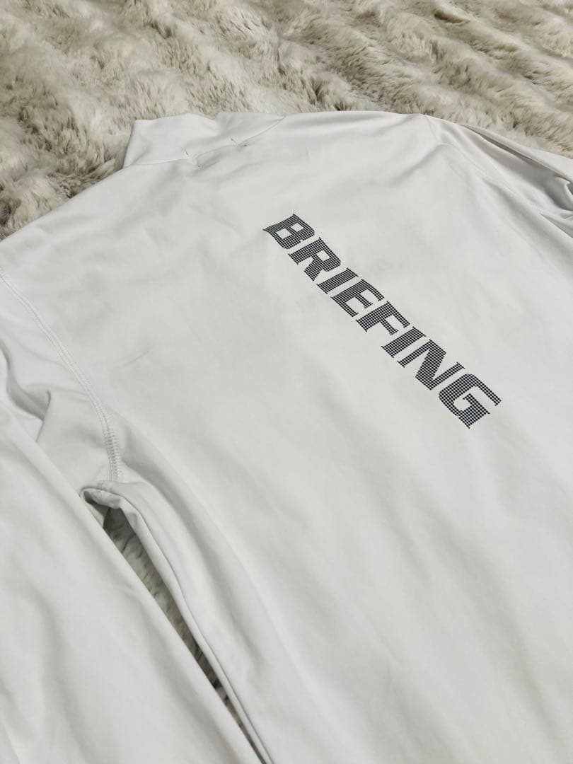 ⭐︎ブリーフィング BRIEFING 長袖シャツ M モックネック ハイネック‼️