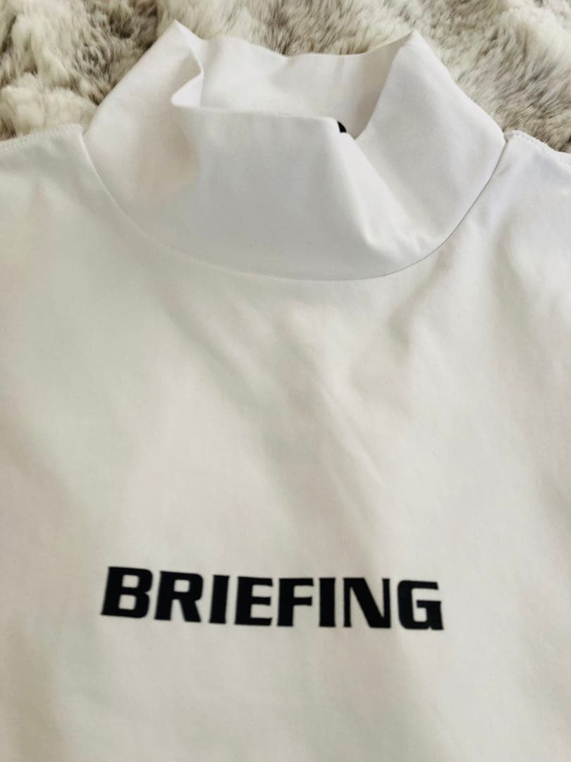 ⭐︎ブリーフィング BRIEFING 長袖シャツ M モックネック ハイネック‼️