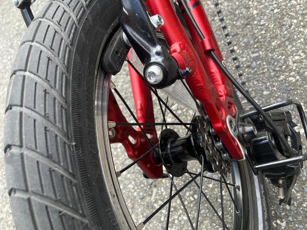 DAHON K3 折りたたみ自転車 レッド