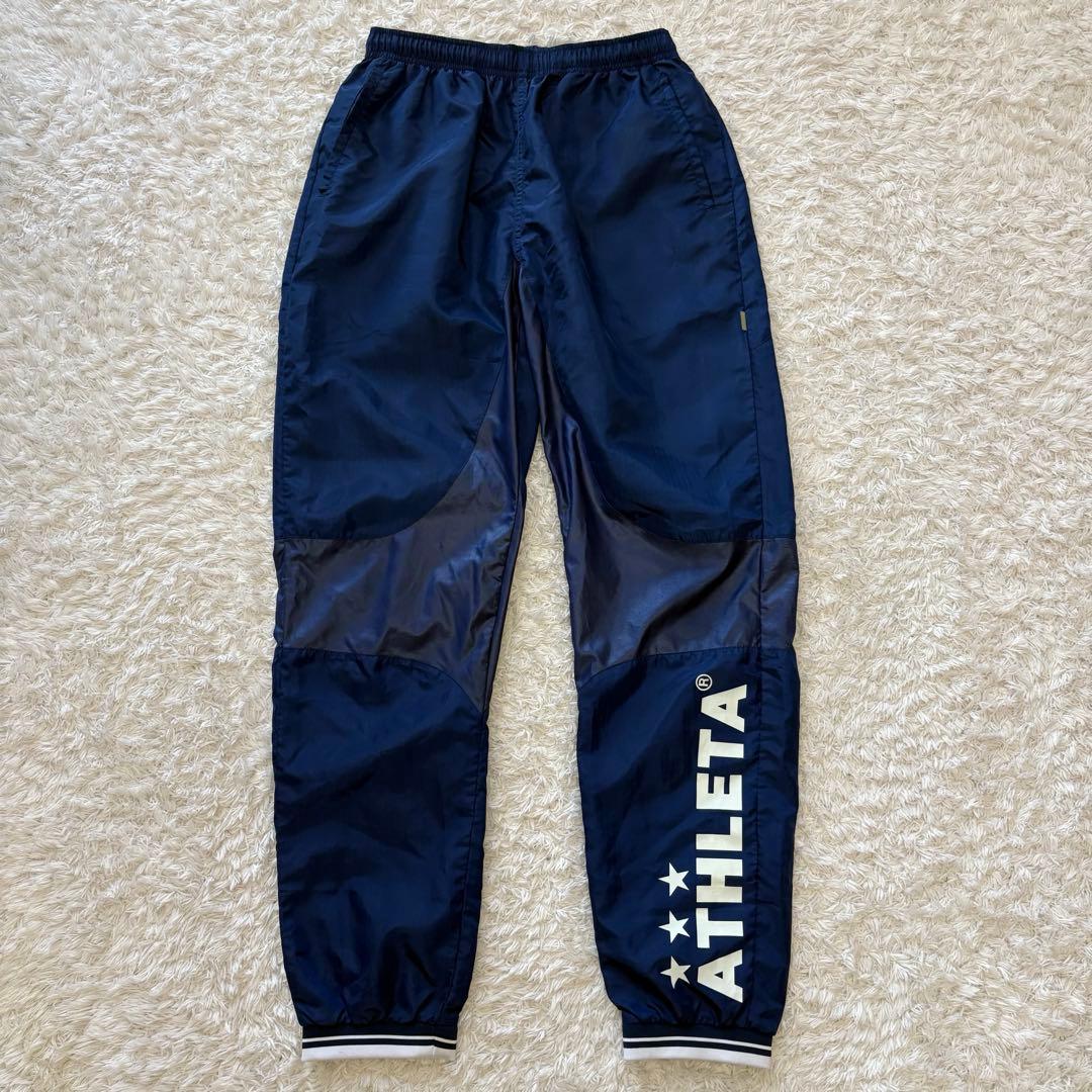 極美品　アスレタ　ピステ上下　ネイビー　サッカー　フットサル　ウェア　L