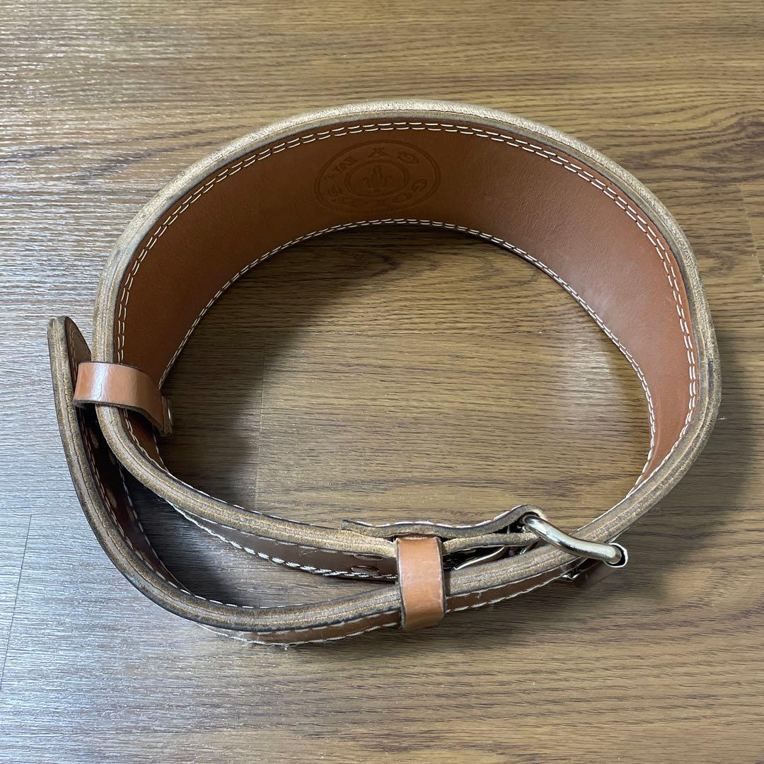 ゴールドジム プロレザーベルト Ｌサイズ