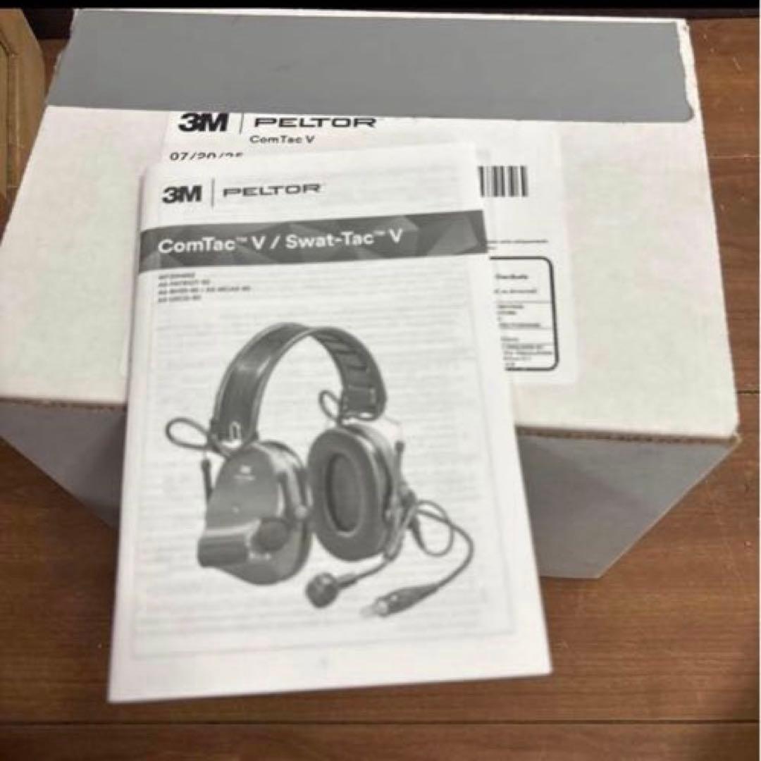 未使用品　米軍実物　PELTOR COMTAC V PTTスイッチ付き　ペルター