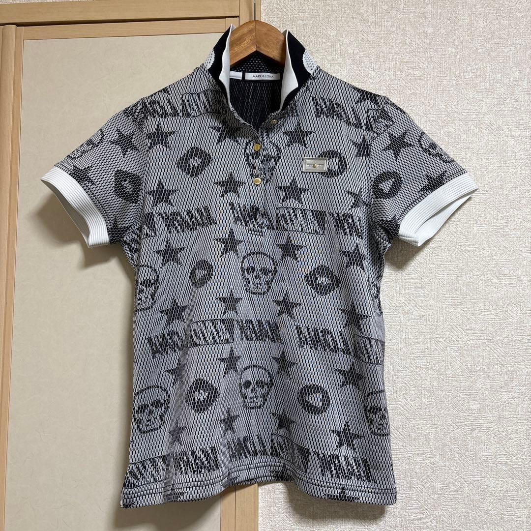 Mark&lona マークアンドロナ　スカル ポロシャツ スカート 2点L/L