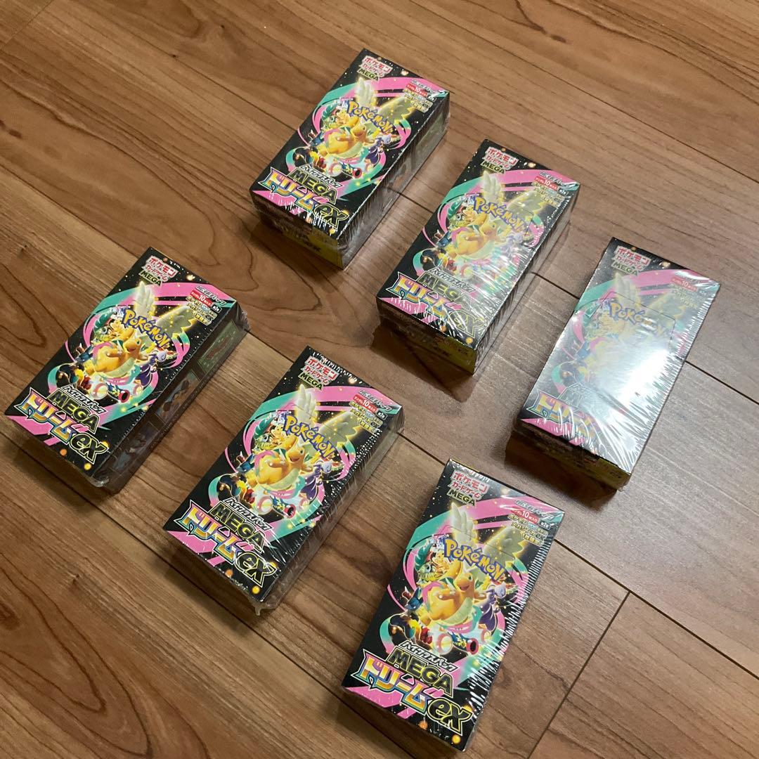 ポケモンカードゲーム MEGA ドリームEX 6個BOXシュリンク付き