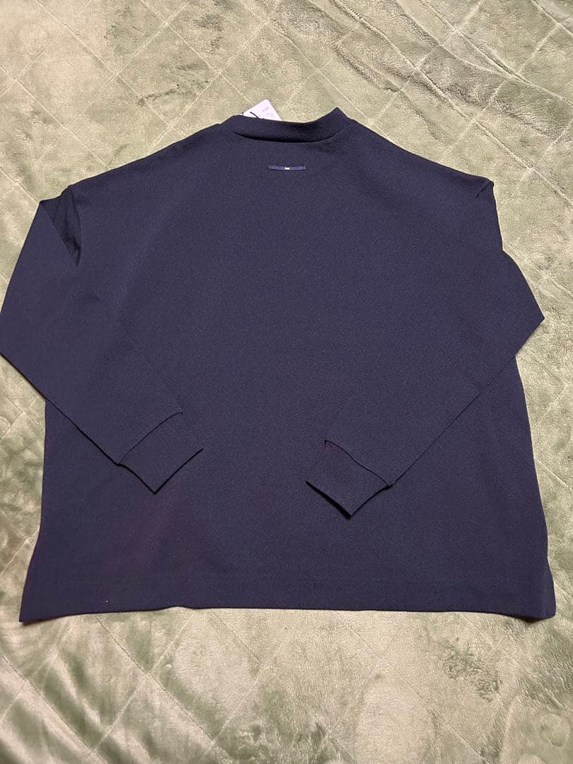 PGG ネイビー 長袖モックシャツ　新品