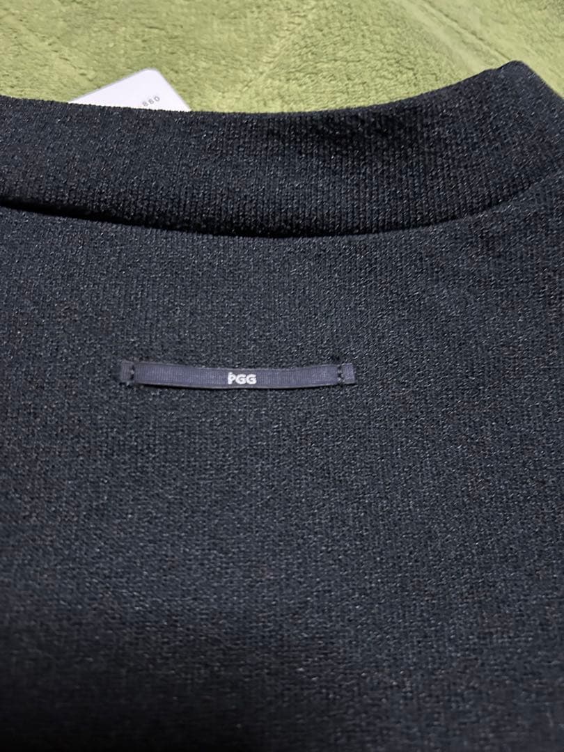 PGG ネイビー 長袖モックシャツ　新品