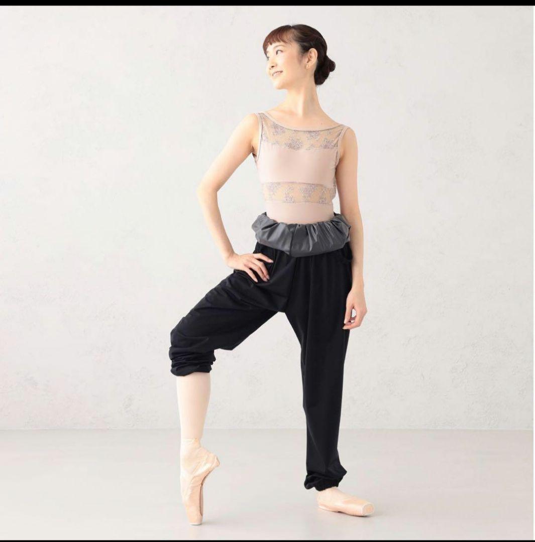 美品　チャコット　サウナスーツ　Msize　黒　バレエ　サウナパンツ