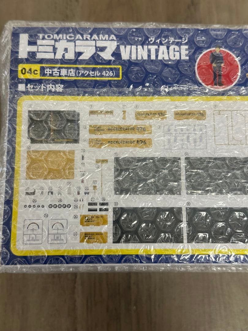 新品未開封！トミカラマ VINTAGE 04c 中古車店
