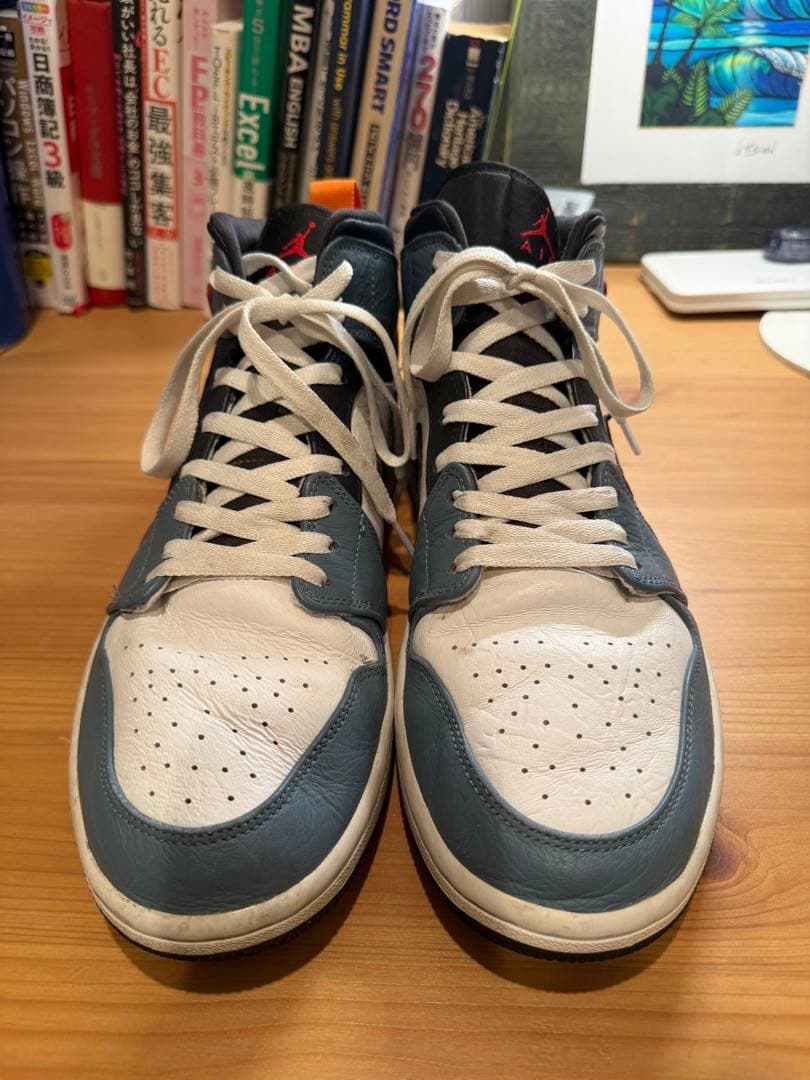ナイキ　エアジョーダン1 mid シューズ　28cm facetasmコラボ