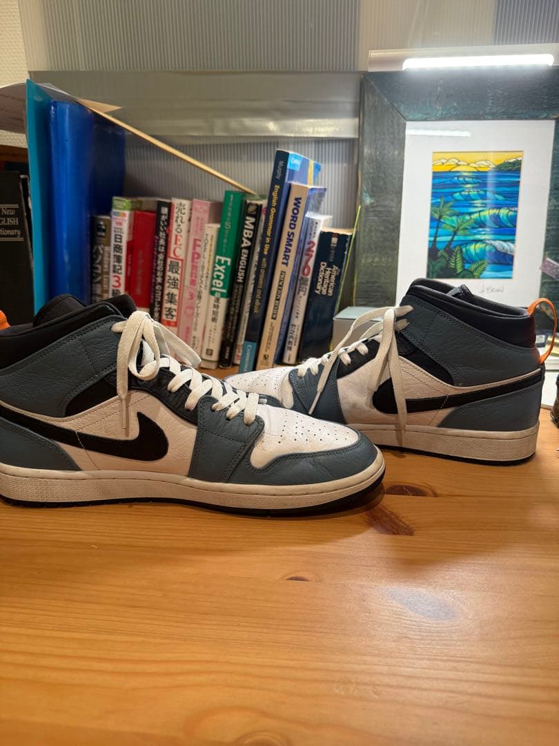 ナイキ　エアジョーダン1 mid シューズ　28cm facetasmコラボ