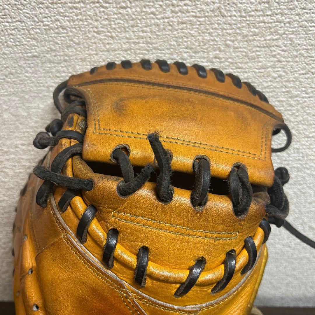 Mizuno Pro 硬式キャッチャーミット　オレンジ
