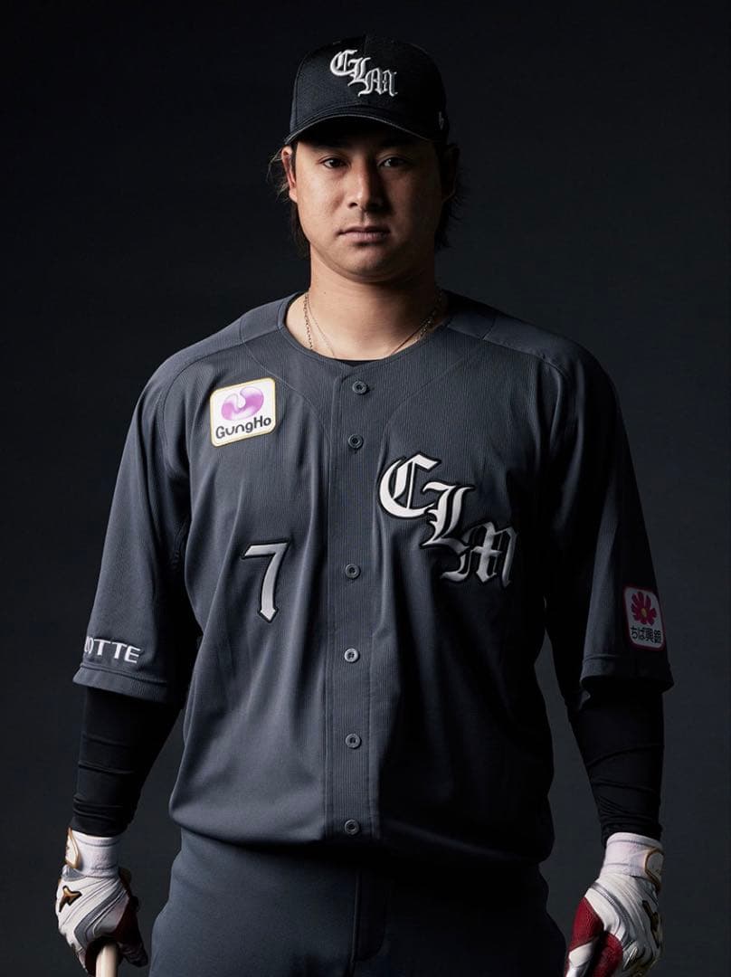 千葉ロッテマリーンズ 藤岡裕大 ユニフォーム CLM 2024ネオクラシック L