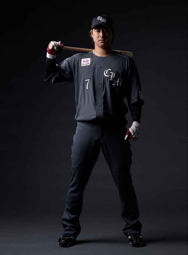 千葉ロッテマリーンズ 藤岡裕大 ユニフォーム CLM 2024ネオクラシック L