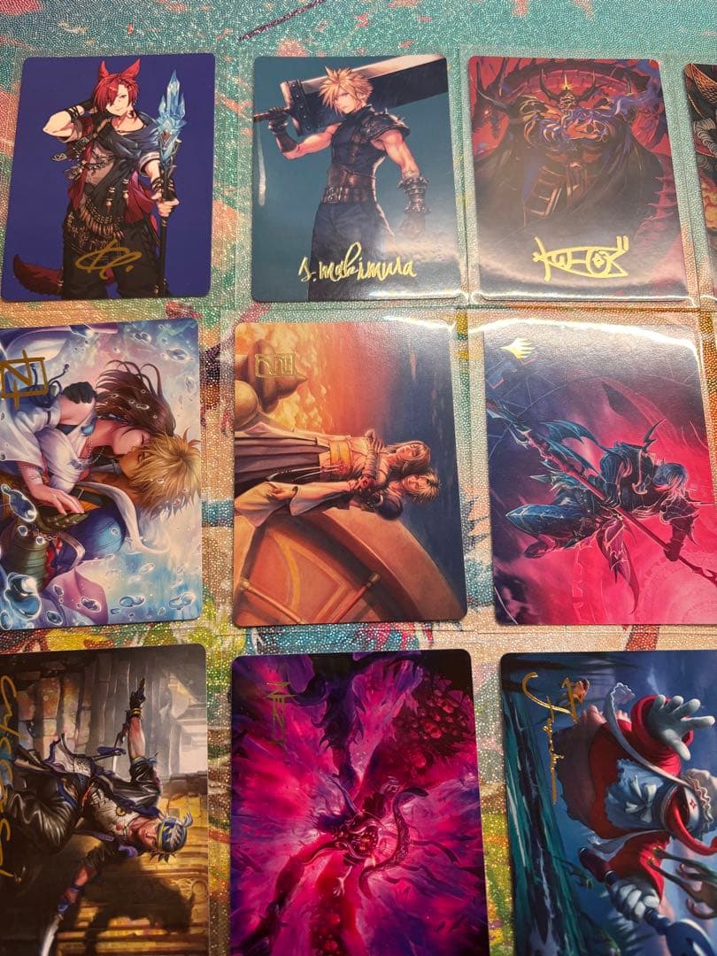 MTG FF　イラストコレクション箔押し　15枚