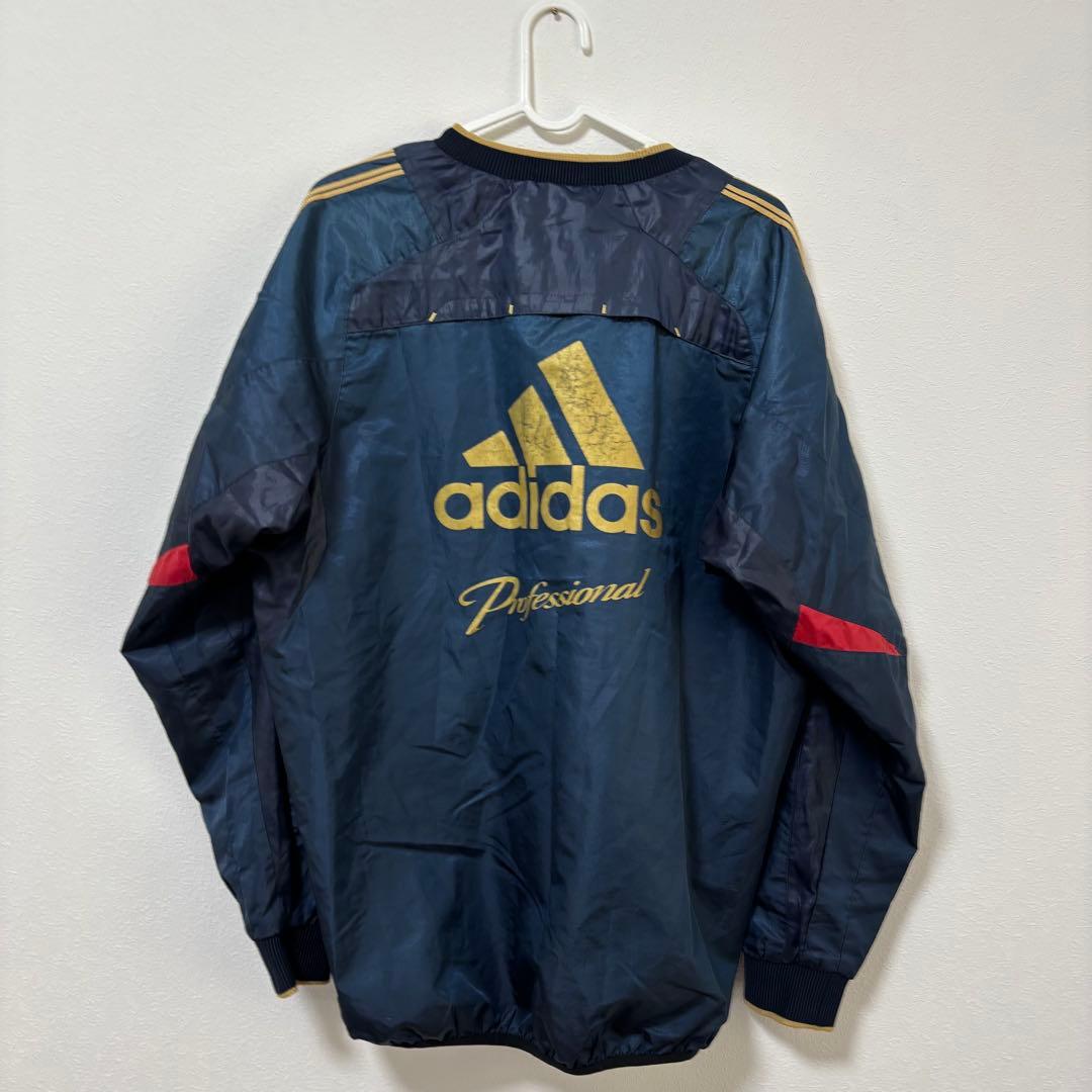 adidas プロフェッショナル　ウィンドブレーカー　ピステ　上下　O 金ロゴ