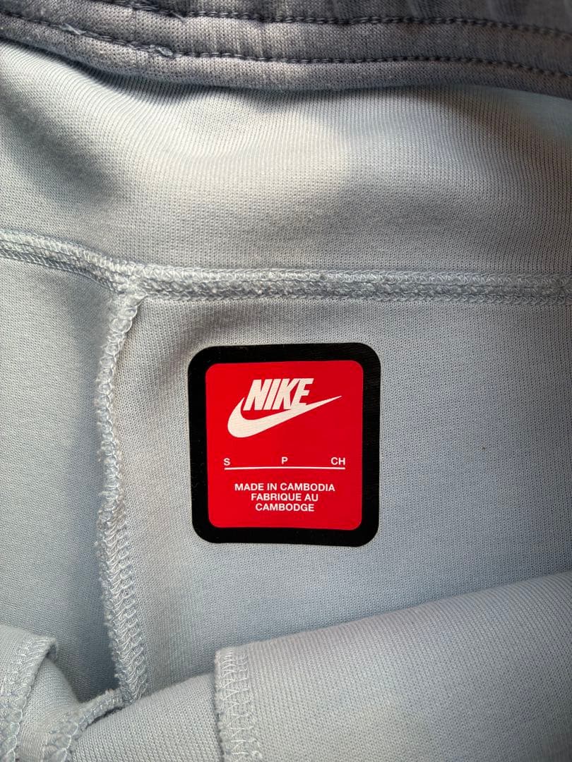 【Central Cee着用】NIKE テックフリース　水色S size 下のみ