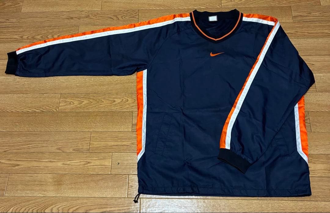00s ビンテージ　NIKE ナイキ　Vネック　プルオーバー　ピステ　上下