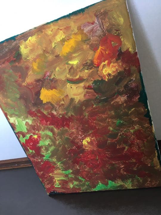 油絵「無題」