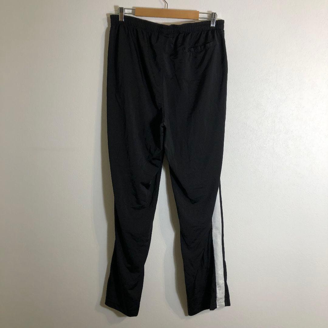 PUMA 黒サイドラインジャージパンツ L