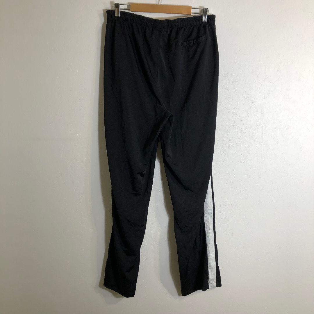 PUMA 黒サイドラインジャージパンツ L