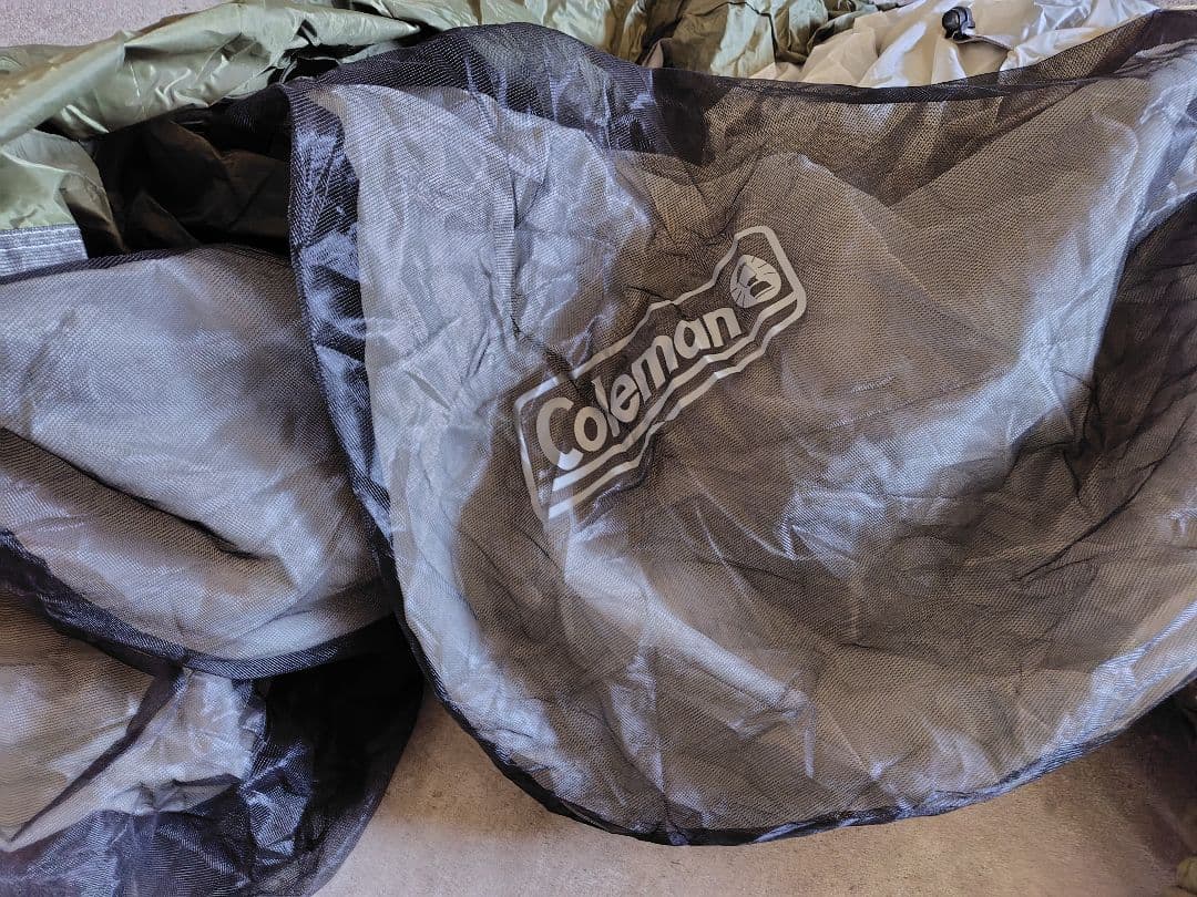 コールマン　ツーリングドームLX　純正グランドシートと跳ね上げポールセット