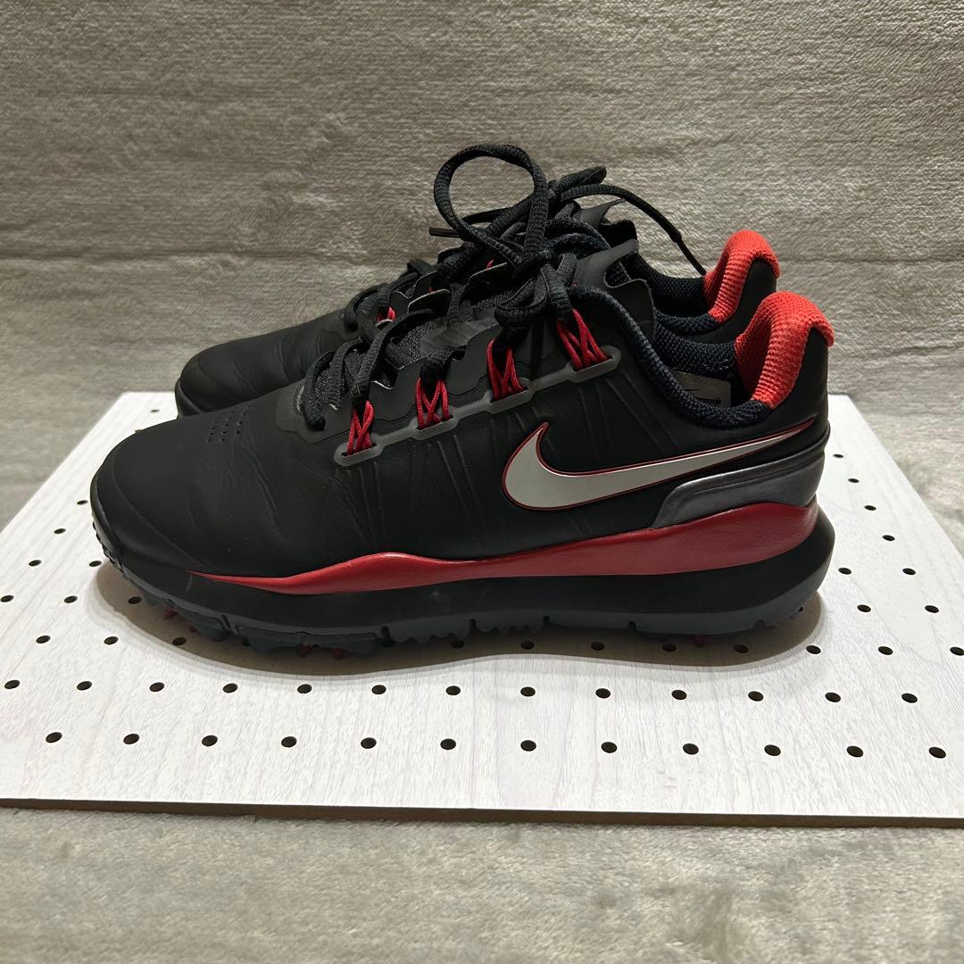 NIKE TW14 タイガーウッズモデル 25cm 3E ゴルフスパイク 黒
