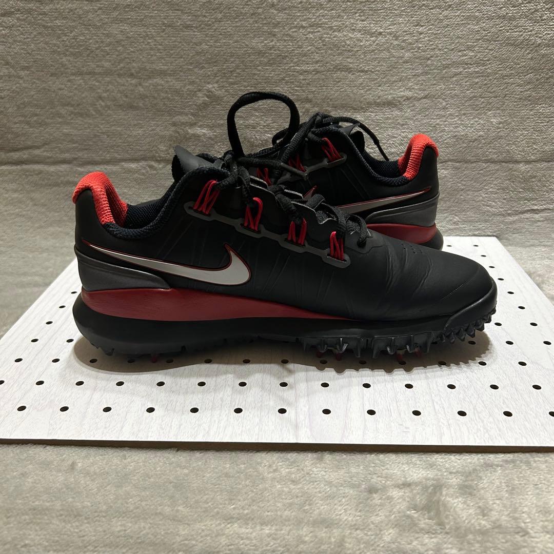 NIKE TW14 タイガーウッズモデル 25cm 3E ゴルフスパイク 黒