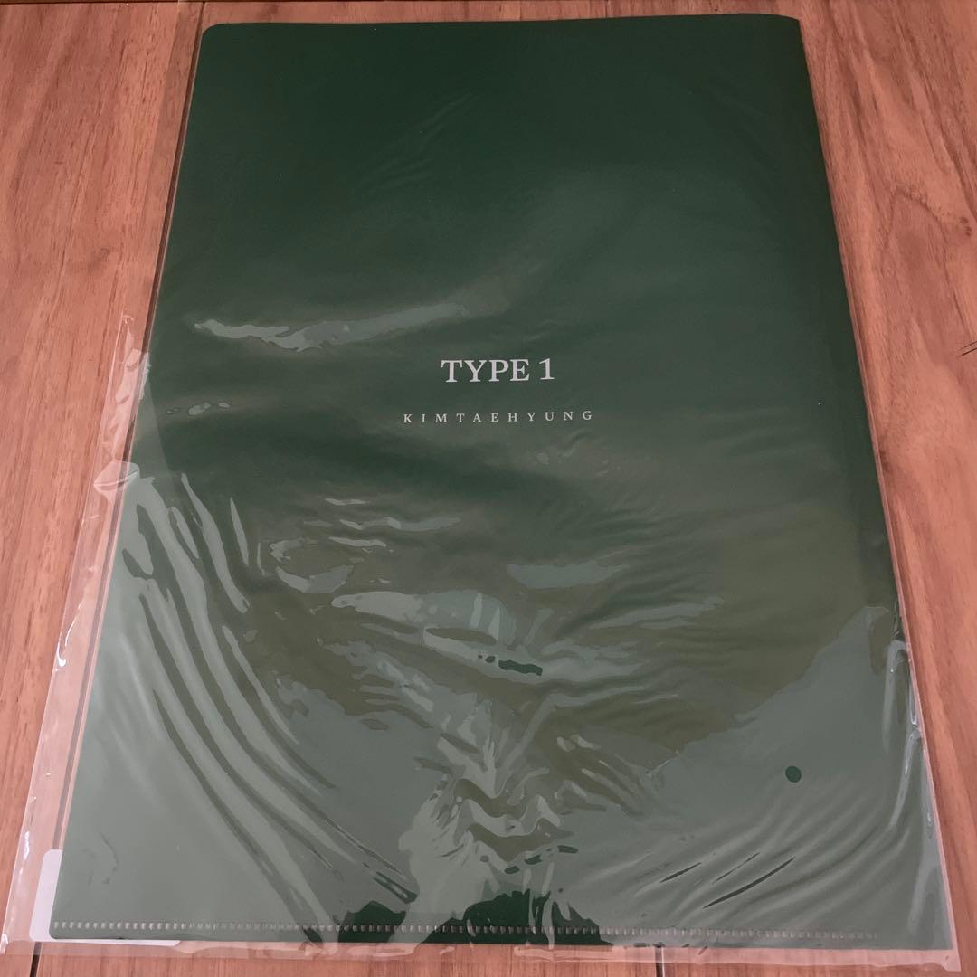 KIM TAEHYUNG TYPE 1 写真集 クリアファイル BTS V