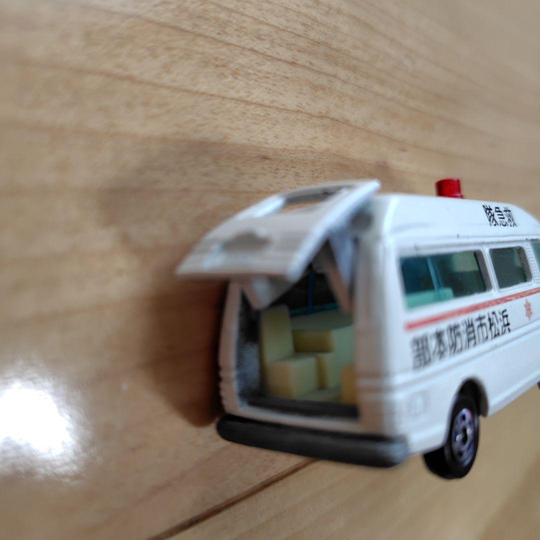 レトロ　救急車ミニカー 浜松市消防本部