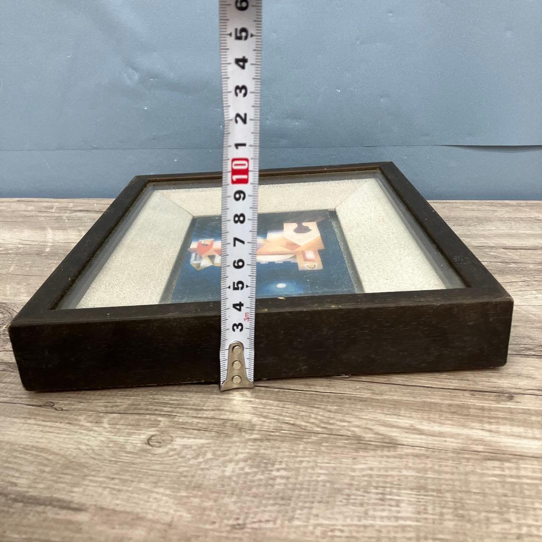 谷野吉冬 ふしぎな国 絵画 アート 額装 額縁 美術品 現代アート 日本画