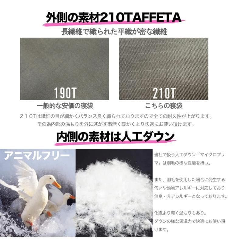 新作 人工ダウン 洗えるダウン MICOROPRIMA  ‐15℃ 車中泊 布団