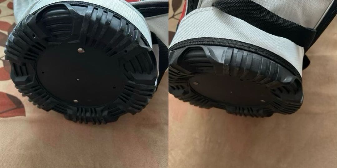 ※商品説明見てください※ADIDAS キャディバッグ ホワイト/レッド