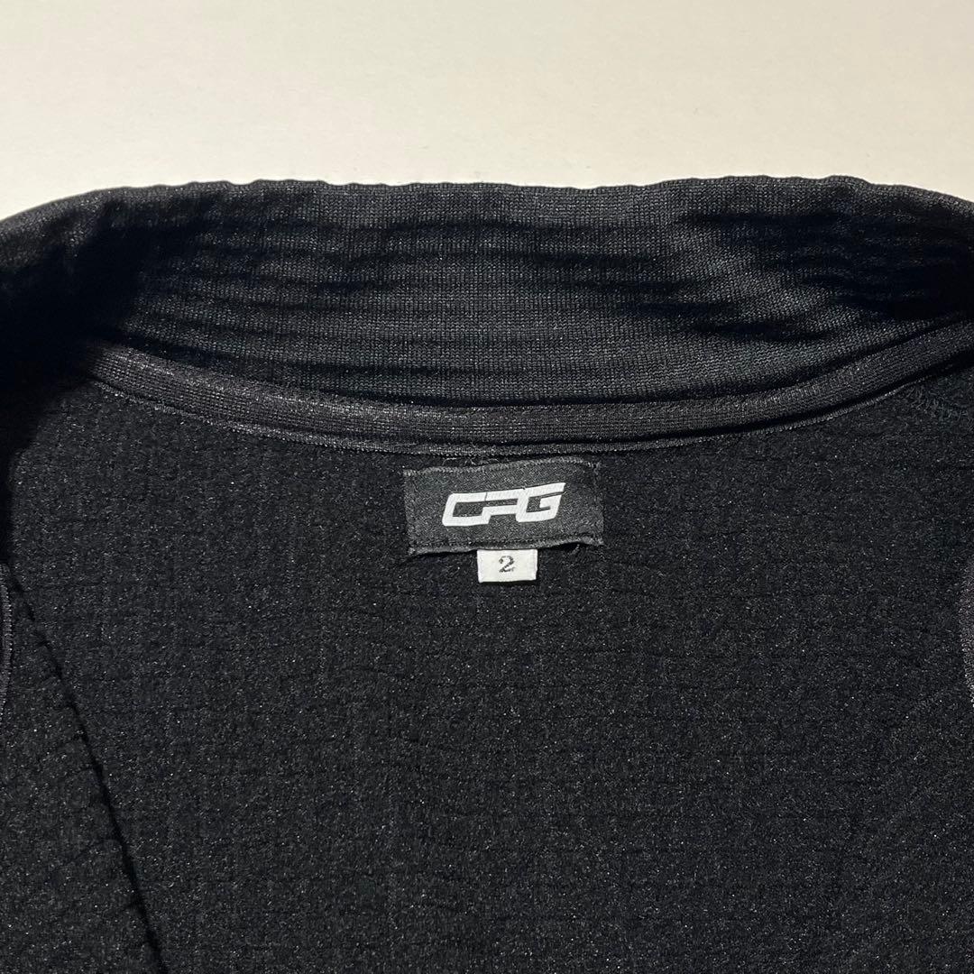 CPG GOLF モックネック パワーグリッドハーフジップミドラー サイズ２