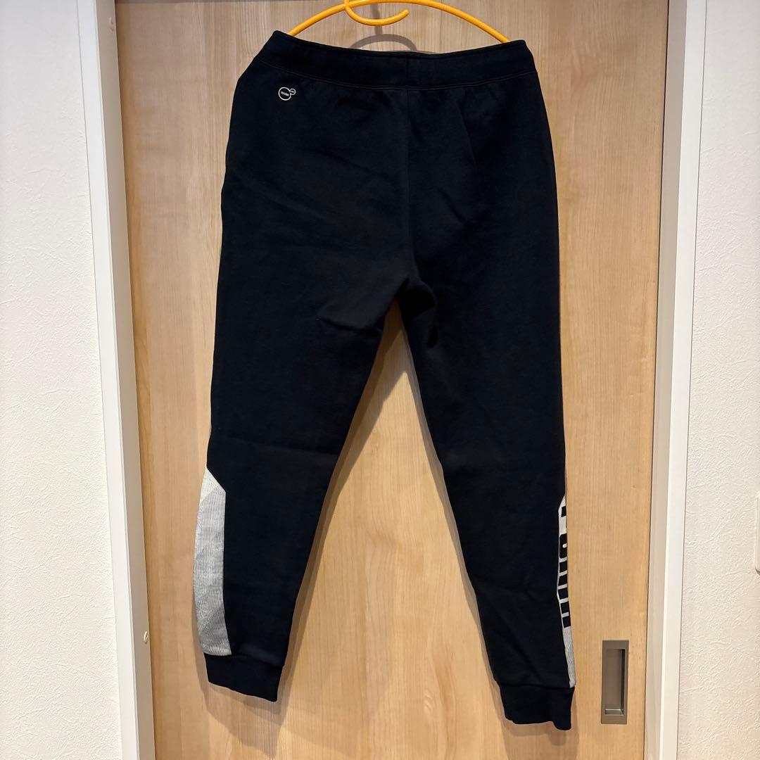 美品 PUMA ブラック 裏起毛スエット上下セットアップ Mサイズ