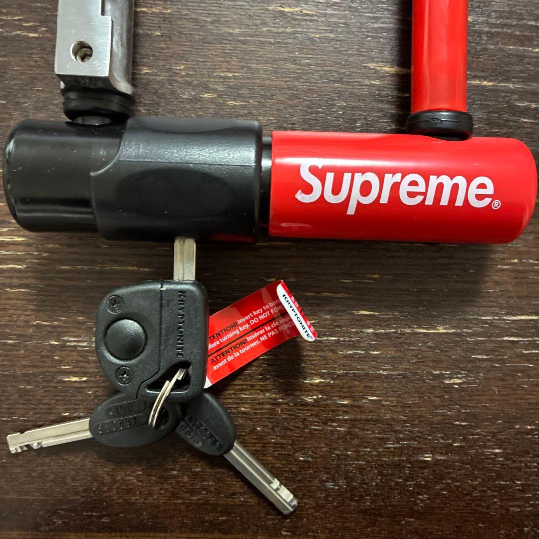 Kryptonite Supreme 赤 Uロック 3鍵付き