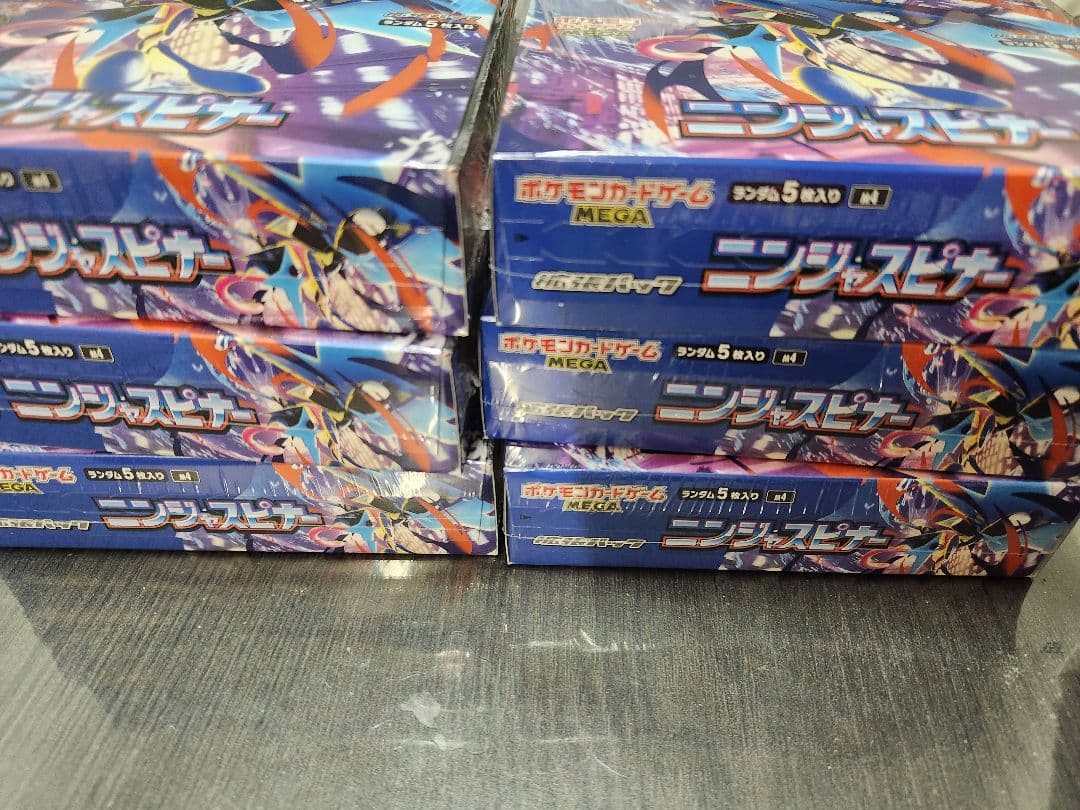ポケモンカード　ニンジャスピナー6BOX シュリンク付き 新品未開封