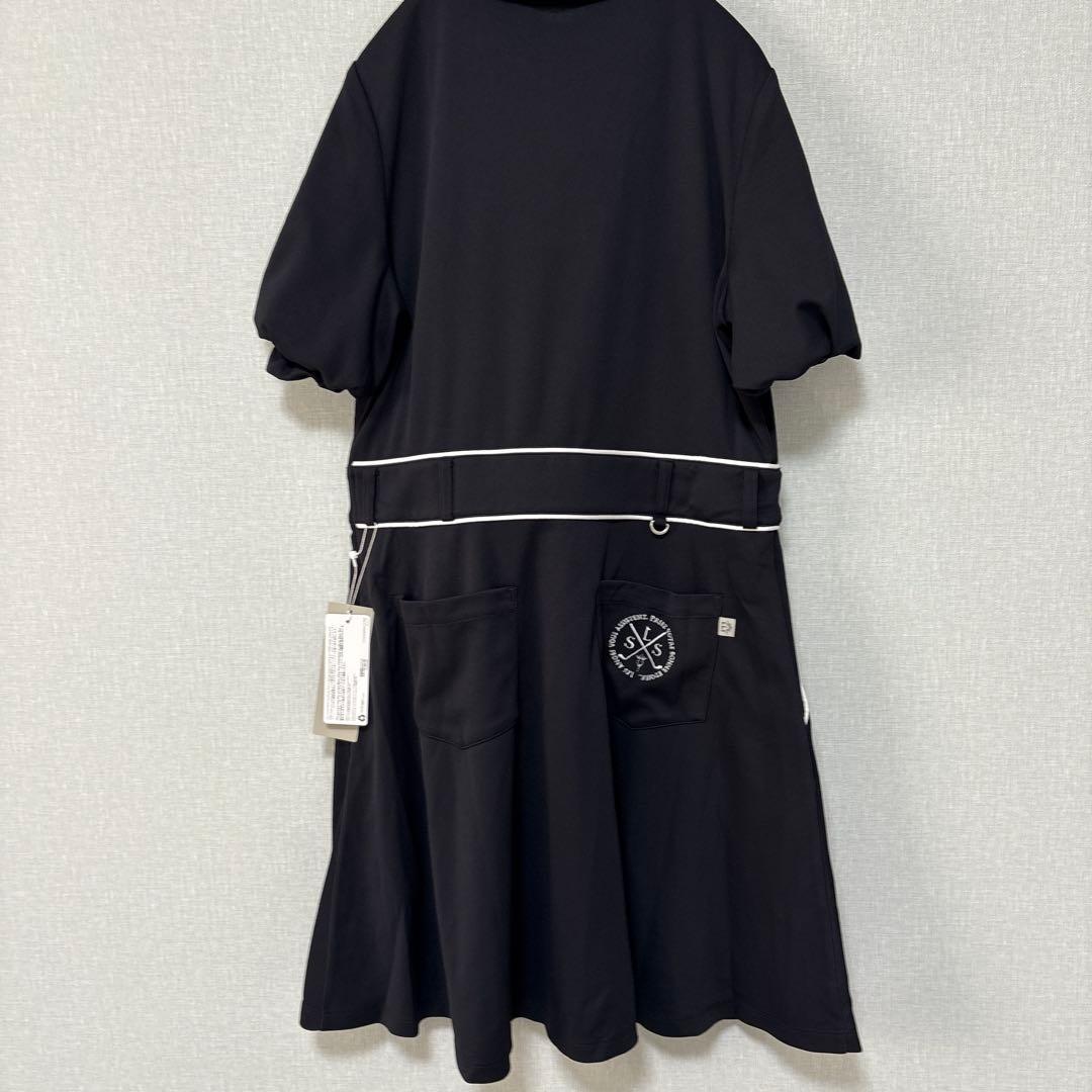 新品　SOUS LE SOLEIL ハーフZIPモックネックワンピース