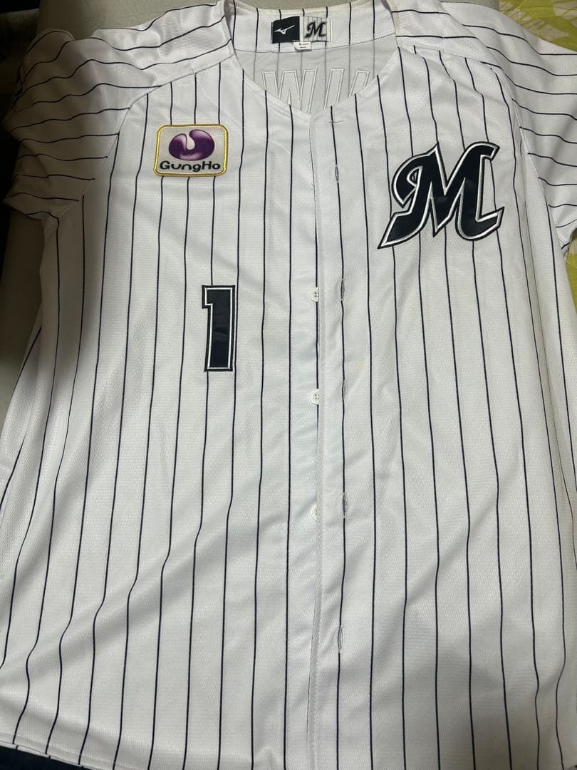 千葉ロッテマリーンズ　藤原恭大　ユニフォーム　L