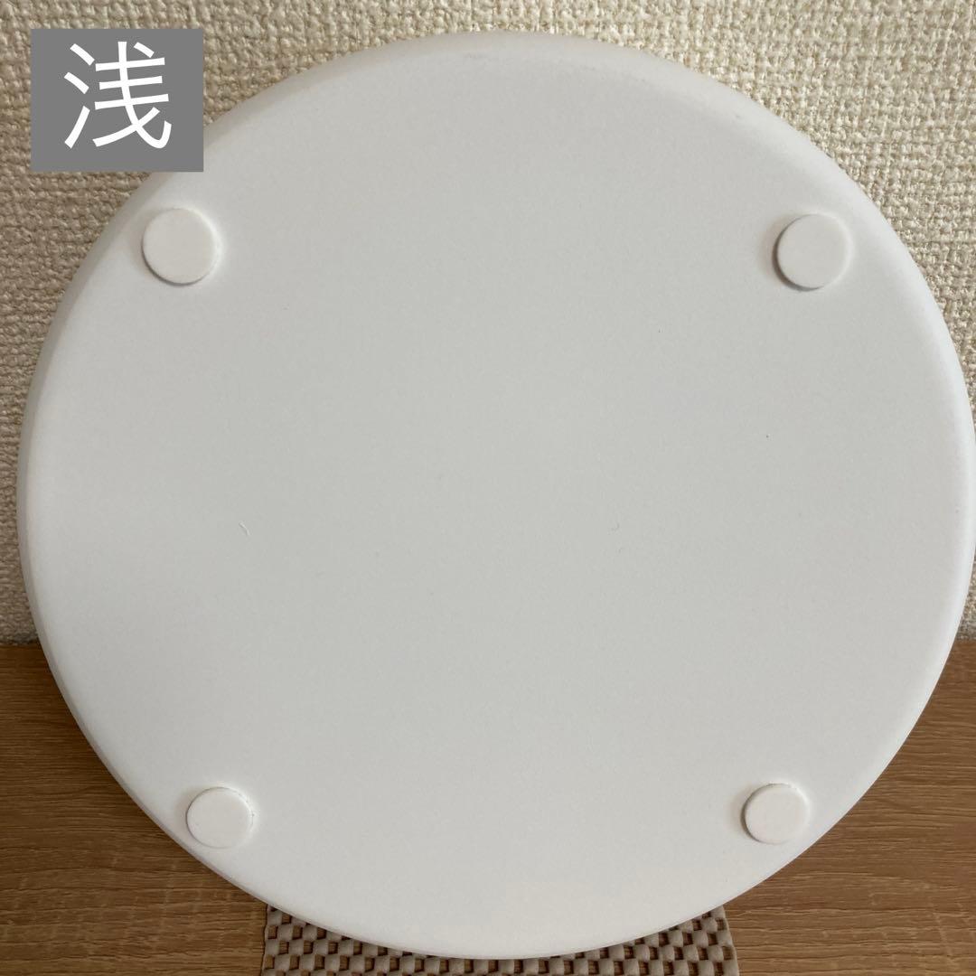 山崎実業 蓋付き収納 ラウンド深型浅型2個セット